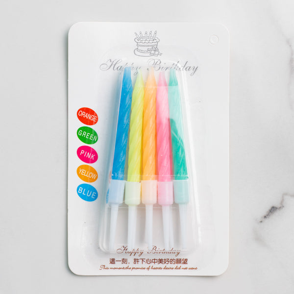 Spiral Cake Candles